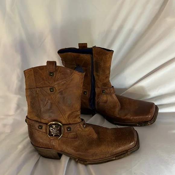 Mark Nason Lounge U Rock‎ Salud Punk Rock Grunge Scene Brown Leather Boots 9 Mark Nason Lounge In Men main image 4